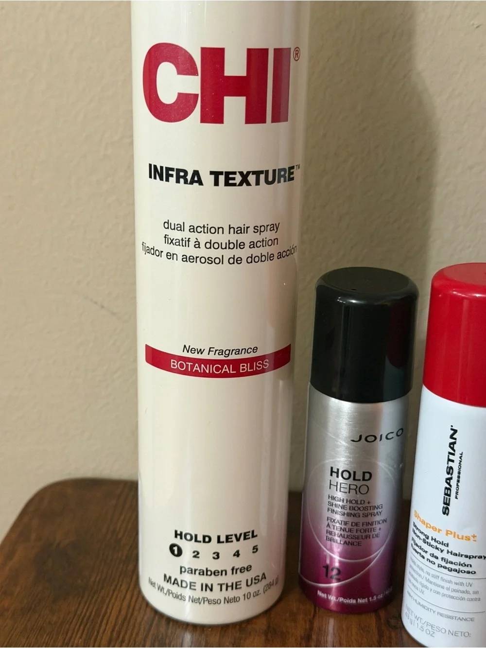 CHI & Sebastian Professional Hairspray Duo with Travel Styling Sprays